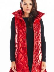Kamizelka Damska Model A383 Red Pikówka - awama. Czerwone kamizelki damskie Awama, l, z materiału. Za 365.50 zł.