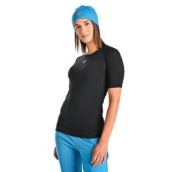 Oddychająca Koszulka Z Krótkim Rękawem Ultra. Czarne bluzki damskie NESSI SPORTSWEAR, m, bez wzorów, sportowe, bez kołnierzyka, bez ramiączek. Za 299.00 zł.