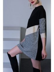 Milan Kiss Sukienka w kolorze czarnym rozmiar: L. Czarne sukienki damskie Milan Kiss, na co dzień, l, bez wzorów, bez kołnierzyka, bez ramiączek, mini, proste. Za 165.99 zł.