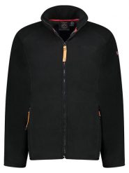 Geographical Norway Kurtka polarowa "Tasco" w kolorze czarnym rozmiar: L. Czarne kurtki męskie Geographical Norway, l, bez wzorów, z polaru, bez kaptura. Za 147.45 zł.