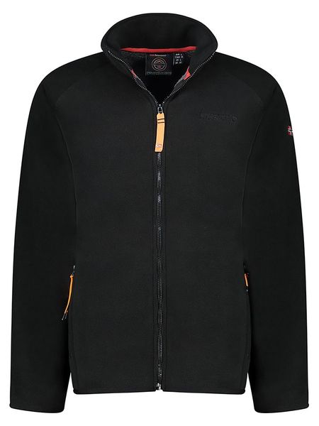 Geographical Norway Kurtka polarowa "Tasco" w kolorze czarnym rozmiar: L. Czarne kurtki męskie Geographical Norway, l, bez wzorów, z polaru, bez kaptura. Za 170.47 zł.