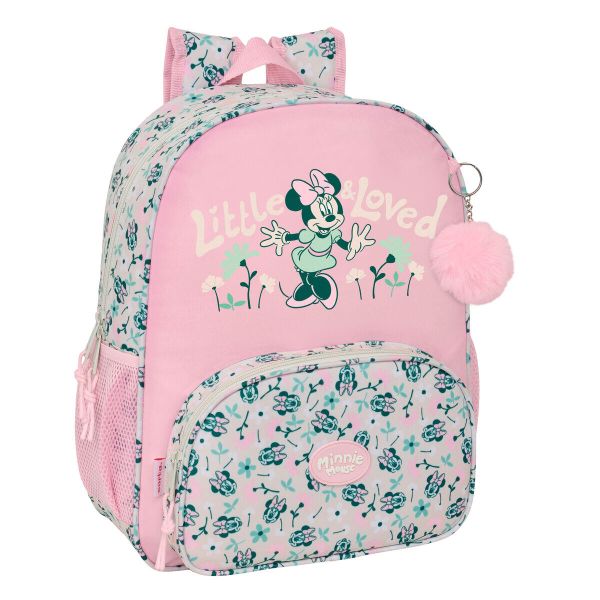 Plecak szkolny DISNEY Minty Poliester 300D. Czerwone plecaki damskie Disney, bez wzorów, z poliesteru. Za 140.60 zł.