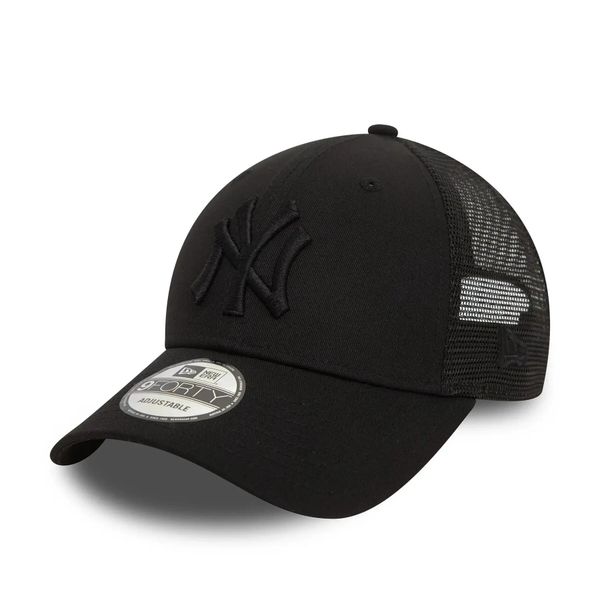 Czapka Trucker New York Yankees Home Field 9Forty. Czarne czapki męskie New Era, na lato, bez wzorów, z materiału, klasyczne. Za 133.25 zł.