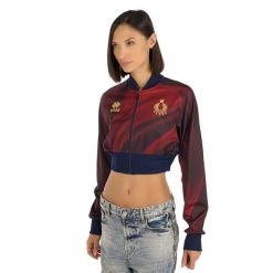 Kurtka Errea Bluza Crop Volley Italia Ad Damskie. Czerwone bluzy bez kaptura damskie ERREA, l, bez wzorów, z materiału, bez ramiączek, długie, bez kaptura. Za 385.99 zł.