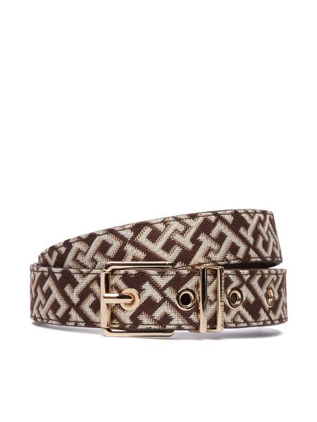 Tommy Hilfiger Pasek Th Square 2.5 Jacquard AW0AW18894 Brązowy. Brązowe paski damskie Tommy Hilfiger, bez wzorów, z materiału. Za 249.99 zł.