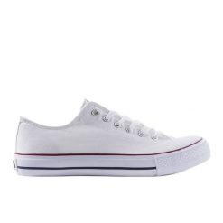 Białe trampki Lee Cooper LCW-20-31-031. Białe trampki i tenisówki męskie bez wzorów, bez zapięcia. Za 161.54 zł.