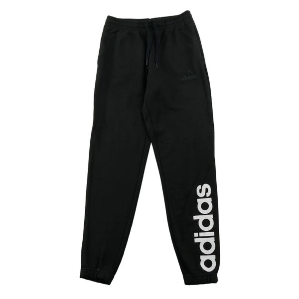 Second life - Spodnie dresowe męskie 3-Stripes krój zwężany - Jak nowy. Czarne spodnie sportowe męskie Adidas, z dresówki. Za 122.16 zł.
