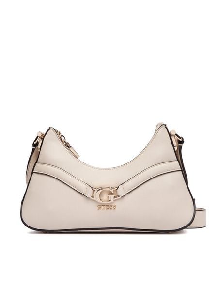 Guess Torebka Dea Mini HWBG79 93730 Écru. Listonoszki damskie Guess, z aplikacjami, ze skóry, bez dodatków. Za 439.99 zł.