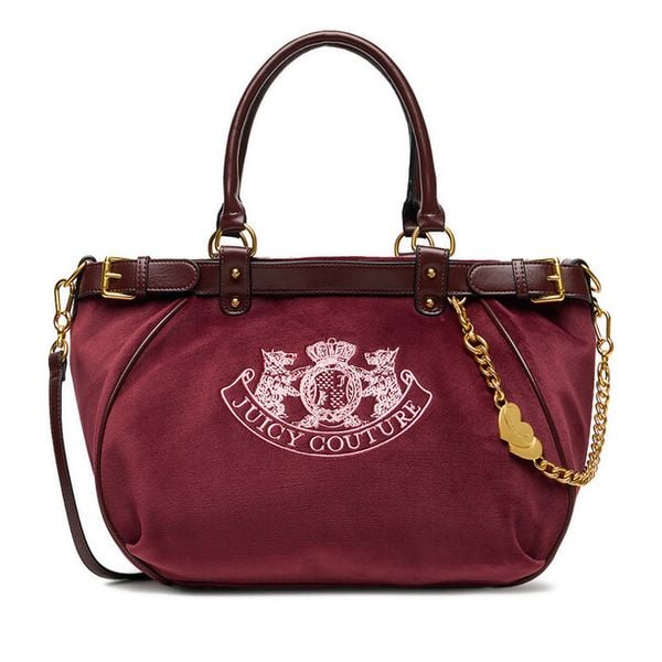 Torebka Juicy Couture. Czerwone torebki klasyczne damskie Juicy Couture, bez wzorów, bez dodatków. Za 449.99 zł.