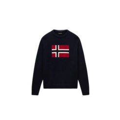 Koszulka z długim rękawem Napapijri D-Mura C. Niebieskie koszulki męskie z długim rękawem Napapijri. W wyprzedaży za 645.00 zł.