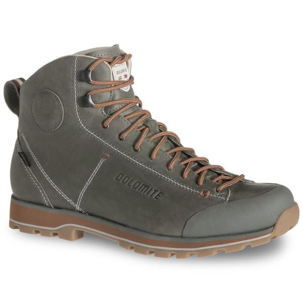 Buty trekkingowe męskie Dolomite Cinquantaquattro High FG GTX. Szare buty trekkingowe męskie Dolomite, z gore-texu, bez zapięcia, wspinaczkowe, gore-tex. Za 1,010.35 zł.
