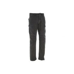 Spodnie TRAVEL 100 WARM. Szare spodnie materiałowe męskie QUECHUA, bez wzorów, z bawełny. Za 129.99 zł.
