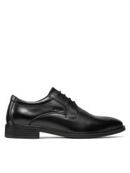 Geox Półbuty U Gladwin A U024WA 00043 C9999 Czarny. Czarne buty wizytowe męskie Geox, ze skóry, bez zapięcia. Za 259.99 zł.