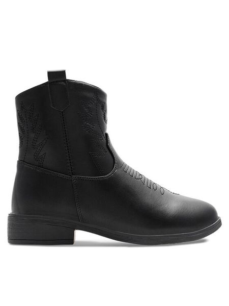 Nelli Blu Botki CM230220-17 Czarny. Czarne botki dziewczęce Nelli Blu, bez wzorów, z syntetyku, bez ramiączek. Za 139.99 zł.