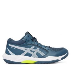 Buty halowe Asics. Niebieskie buty sportowe na co dzień męskie Asics, bez zapięcia. Za 409.99 zł.