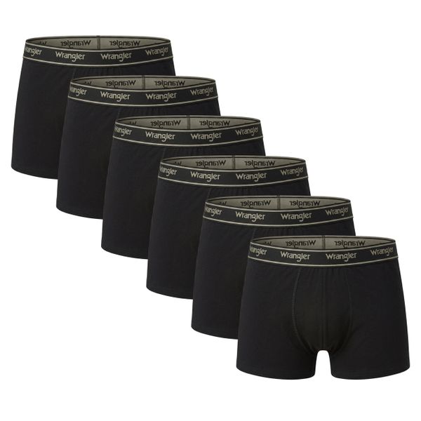 WRANGLER Bokserki Męskie Bawełniane Czarne Klasyczne Odwin Trunks Black. Czarne bokserki męskie Wrangler, bez wzorów, z bawełny. W wyprzedaży za 99.99 zł.