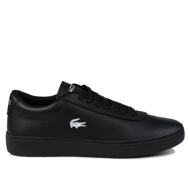 Buty męskie sportowe Lacoste BASESHOT EVO. Czarne buty sportowe na co dzień męskie Lacoste, z materiału, bez zapięcia, tenisowe. Za 398.00 zł.