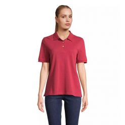 Damska koszulka polo Sol's Pacific. Czerwone bluzki damskie SOL'S, s, bez wzorów, eleganckie, bez kołnierzyka, bez ramiączek. Za 133.00 zł.