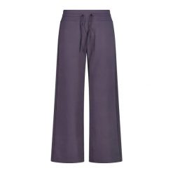 Spodnie damskie CMP. Fioletowe spodnie materiałowe damskie CMP, bez wzorów, z dzianiny, eleganckie. Za 253.00 zł.