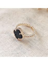 Atelier MIU Pozłacany pierścionek z masą perłową rozmiar: onesize. Białe pierścionki damskie atelier MIU, z perłą, pozłacane. Za 39.99 zł.