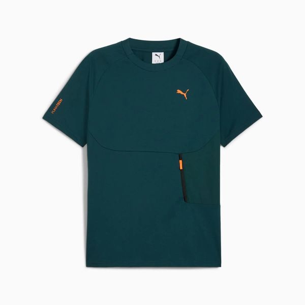 Koszulka sportowa męska Puma PUMATECH POCKET 62967375. Zielone t-shirty sportowe męskie Puma, m, z bawełny, bez ramiączek. Za 136.17 zł.