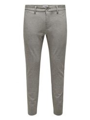 ONLY & SONS Spodnie chino w kolorze szarym rozmiar: W28/L32. Szare spodnie materiałowe męskie Only & Sons, bez wzorów. Za 61.46 zł.