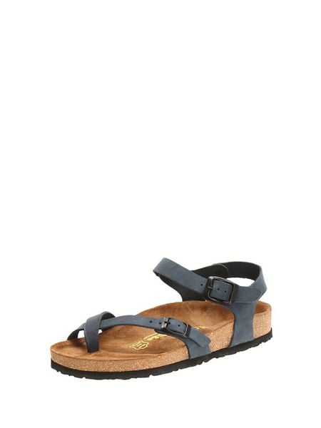 Comfortfusse Skórzane sandały w kolorze granatowym rozmiar: 37. Niebieskie sandały damskie Comfortfusse, bez wzorów, bez obcasa. Za 219.95 zł.