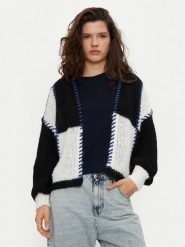 ONLY Kardigan Denise 15331399 Czarny Relaxed Fit. Czarne kardigany damskie Only, l, bez wzorów, z syntetyku. Za 159.99 zł.