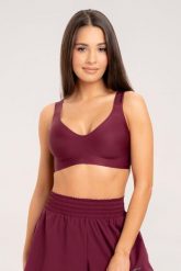 Stanik fitness cardio damski Gym Glamour Court. Czarne biustonosze sportowe damskie GYM GLAMOUR, bez wzorów. Za 159.99 zł.