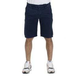 Męskie spodenki chino w odcieniach ziemi. Niebieskie szorty męskie LEONE 1947 APPAREL, na lato, bez wzorów, z tkaniny, sportowe. W wyprzedaży za 126.85 zł.