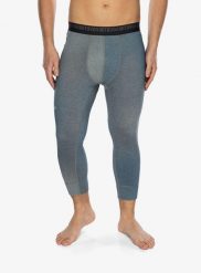 Legginsy termoaktywne Ortovox 185 Rock'N'Wool Print SP. Niebieskie bielizna termoaktywna męska ORTOVOX, l, bez wzorów, z materiału. Za 438.89 zł.