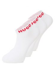 HUGO Skarpety w 3-paku Mężczyźni biały, 39-42. Białe skarpetki męskie Hugo, bez wzorów, z bawełny. Za 84.95 zł.