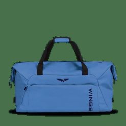 WINGS Duża torba podróżna ROOK blue. Niebieskie torebki klasyczne damskie Wings, bez wzorów, z materiału, duże, bez dodatków. Za 239.90 zł.