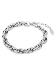 MOODE Bransoletka "Giuliana" rozmiar: onesize. Szare bransoletki damskie MOODE, ze stali. Za 43.99 zł.