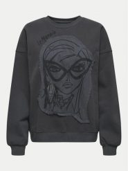 ONLY Bluza Collie 15337366 Szary Regular Fit. Szare bluzy bez kaptura damskie Only, l, z bawełny. Za 89.99 zł.