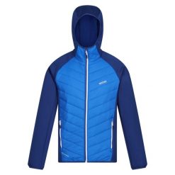 Męska Kurtka Hybrydowa Andreson VIII. Niebieskie kurtki męskie Regatta, m, bez wzorów, z puchu, sportowe, bez kaptura. Za 182.99 zł.