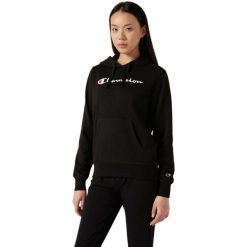 Bluza damska Champion Hooded Sweatshirt 118097. Czarne bluzy bez kaptura damskie CHAMPION. Za 199.00 zł.