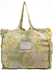 Madre Selva Shopper bag "Mimosa" w kolorze beżowo-żółtym - 42 x 36 x 7 cm rozmiar: onesize. Brązowe shopper bag damskie Madre Selva, bez wzorów, z materiału, na ramię, bez dodatków. Za 121.99 zł.