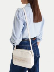 Beverly Hills Polo Club Torebka EO-BHPC-L-013-09 Écru. Listonoszki damskie Beverly Hills Polo Club, bez wzorów, z materiału, bez dodatków. Za 249.99 zł.