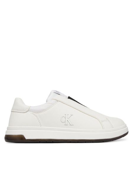 Calvin Klein Sneakersy V3X9-83295-1355 S Biały. Białe buty sportowe chłopięce CALVIN KLEIN, bez wzorów, ze skóry, bez zapięcia. Za 429.99 zł.