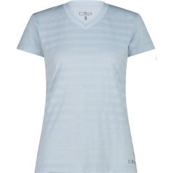Koszulka szybkoschnąca damska CMP Velora T-Shirt. Niebieskie t-shirty damskie CMP, bez wzorów, z elastanu, bez kołnierzyka. Za 142.99 zł.