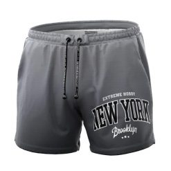Spodenki kąpielowe męskie szorty do pływania EXTREME HOBBY NEW YORK. Szare kąpielówki męskie EXTREME HOBBY, m, bez wzorów, z dzianiny, do pływania. Za 179.00 zł.