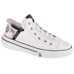 Buty sportowe Sneakersy męskie, Slip-Ins Snoop One - OG. Białe buty sportowe na co dzień męskie Skechers, ze skóry, bez zapięcia, trekkingowe. Za 557.00 zł.