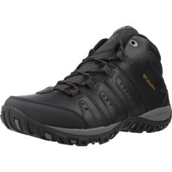 Buty COLUMBIA WOODBURN II CHUKKA WP OMN Czarny. Czarne buty trekkingowe męskie Columbia, z materiału, bez zapięcia, trekkingowe. Za 429.99 zł.