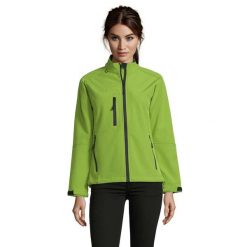 Kurtka Damska Roxy Soft Shell. Zielone kurtki damskie SOL'S, l, bez wzorów, bez kaptura. Za 218.99 zł.