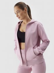 4F Bluza w kolorze jasnoróżowym rozmiar: XS. Różowe bluzy z kapturem damskie 4f, xs. Za 70.24 zł.