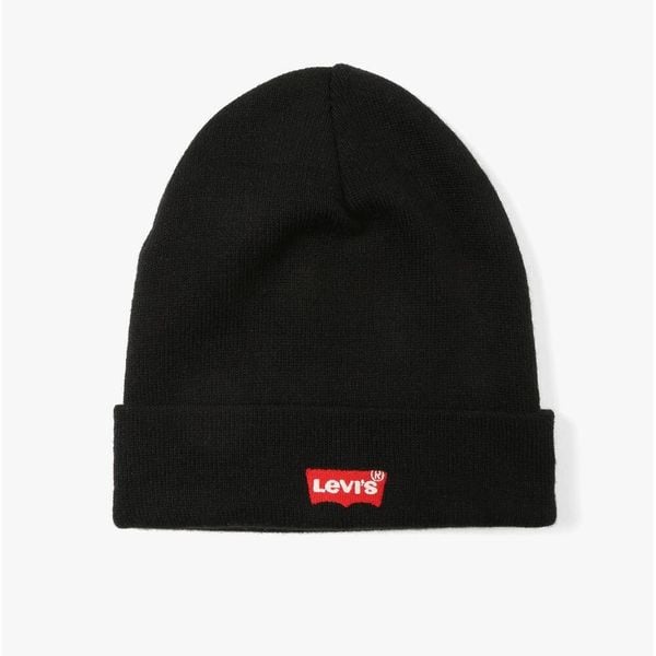 Czapka z daszkiem 230791-11 59 CZAARNY. Czarne czapki męskie Levi's, bez wzorów, z materiału, eleganckie. Za 107.35 zł.