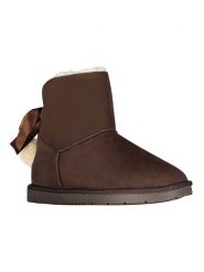 Geographical Norway Botki zimowe "Oponpon" w kolorze brązowym rozmiar: 40. Brązowe botki damskie Geographical Norway, na zimę, z futra, bez obcasa, bez zapięcia. Za 121.99 zł.