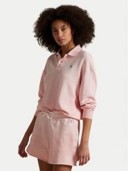 Polo Ralph Lauren Bluza 211965097007 Różowy Relaxed Fit. Czerwone bluzy bez kaptura damskie Polo Ralph Lauren, xxl, z bawełny. Za 489.99 zł.