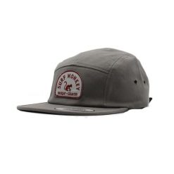 Czapka 5-panelowa - Płaski daszek - Jockey / Rozmiar uniwersalny (Szary). Szare czapki z daszkiem damskie SURF MONKEY, bez wzorów. Za 179.95 zł.